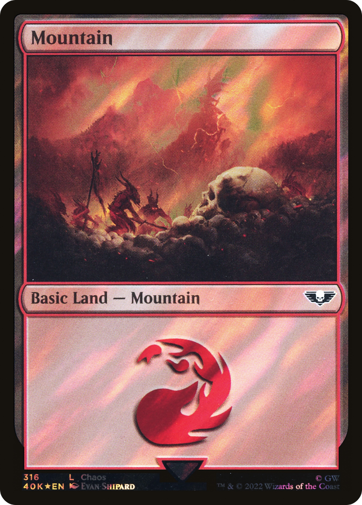 Mountain (40K-316★) (Surge Foil)