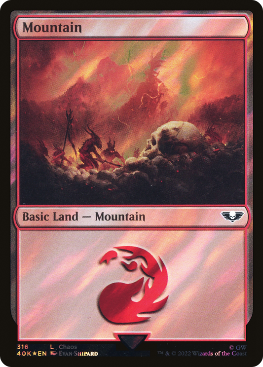 Mountain (40K-316★) (Surge Foil)