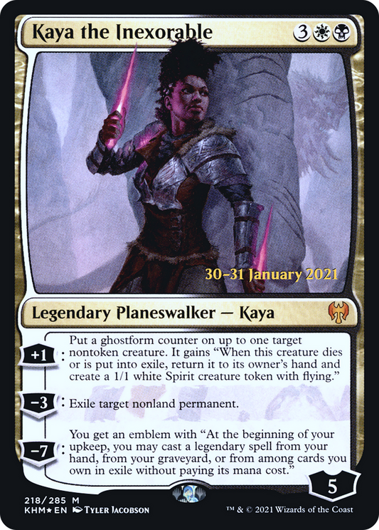 Kaya the Inexorable (PRE-218S) (Foil)