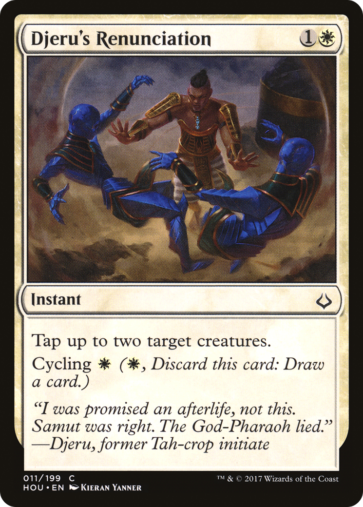 Djeru's Renunciation (HOU-011) (Foil)
