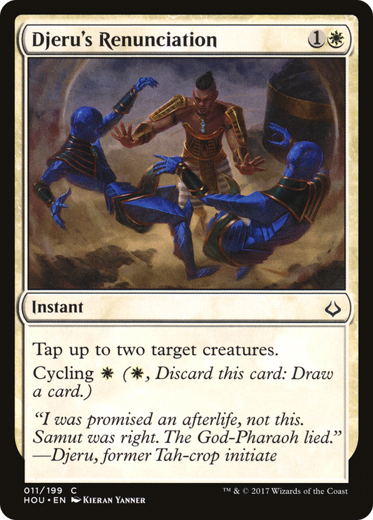 Djeru's Renunciation (HOU-011) (Foil)