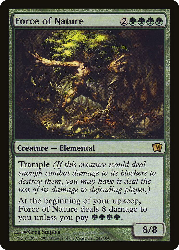 Force of Nature (9ED-242★) (Foil)
