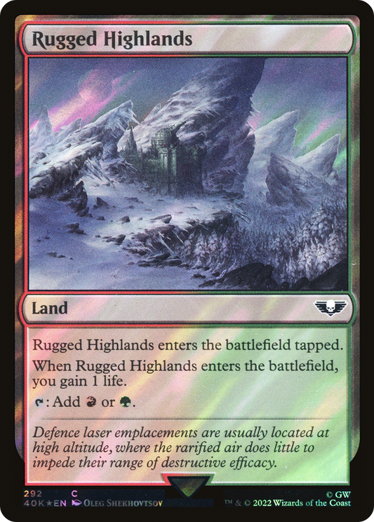 Rugged Highlands (40K-292★) (Surge Foil)