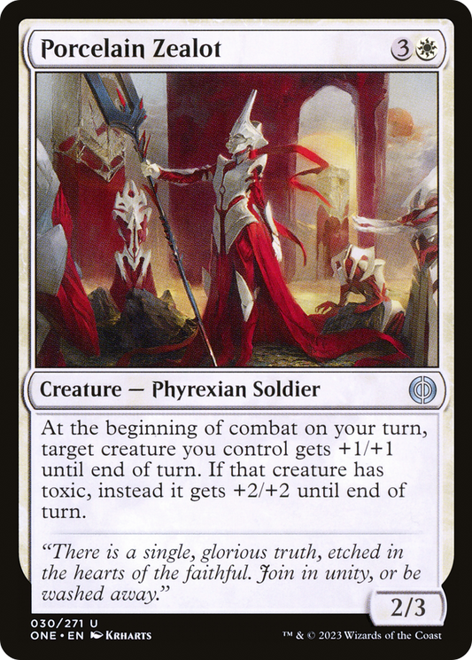 Porcelain Zealot (ONE-030) (Foil)