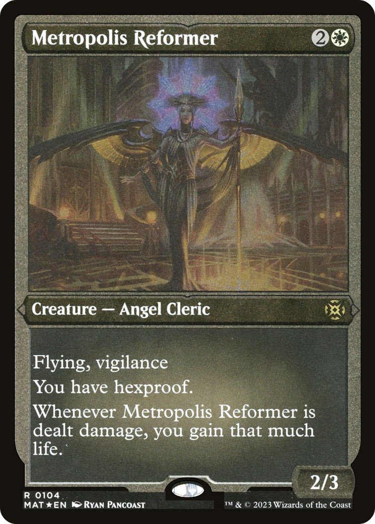 Metropolis Reformer (MAT-104) (Etched Foil)