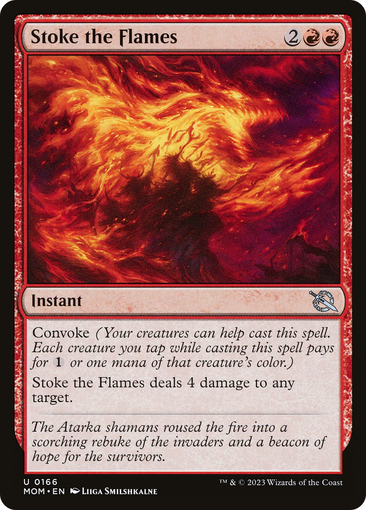 Stoke the Flames (MOM-166) (Foil)