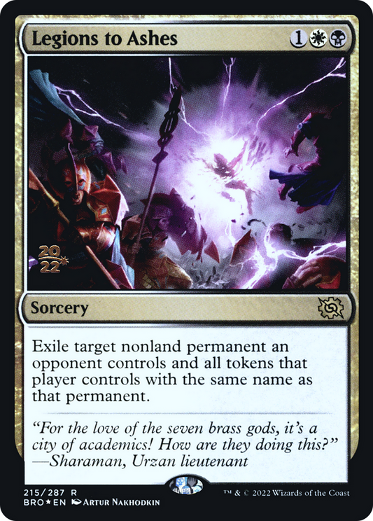 Legions to Ashes (PRE-215S) (Foil)