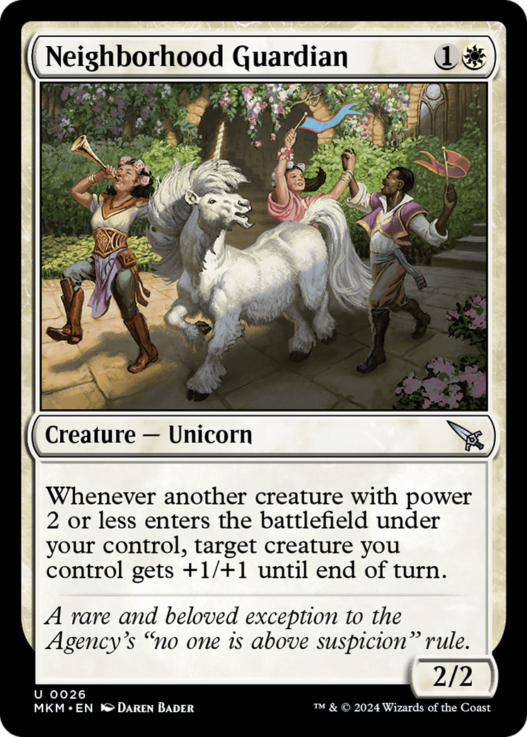 Neighborhood Guardian (MKM-026) (Foil)