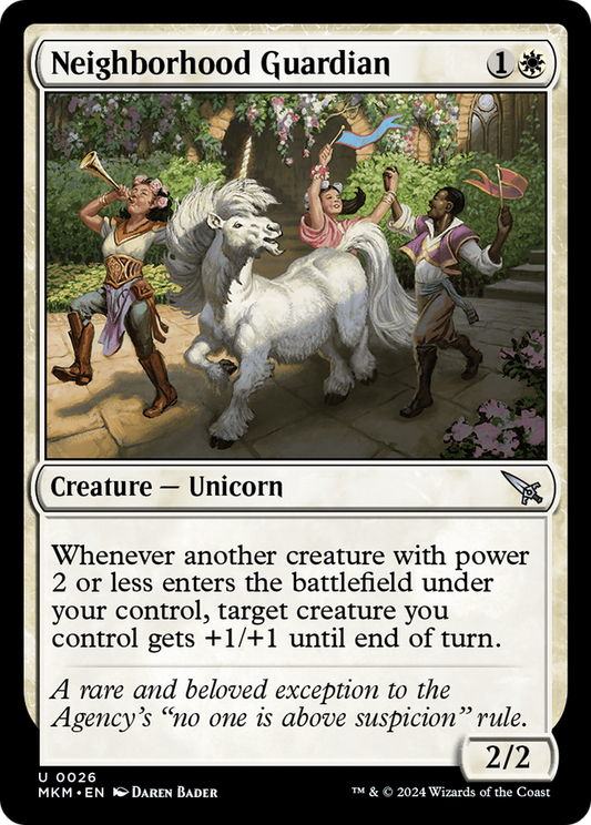 Neighborhood Guardian (MKM-026) (Foil)