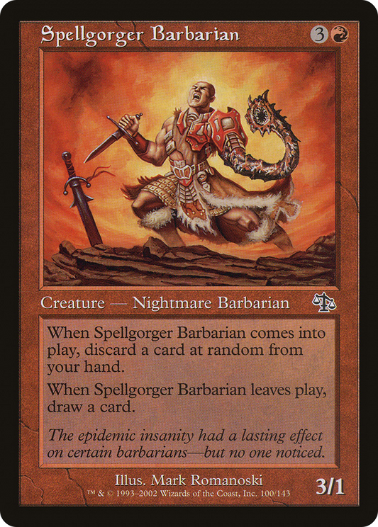 Spellgorger Barbarian (JUD-100) (Foil)