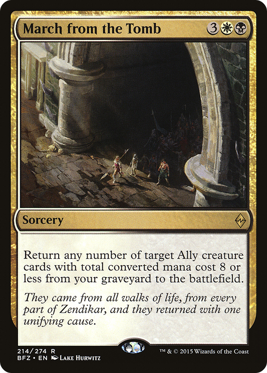 March from the Tomb (BFZ-214) (Foil)
