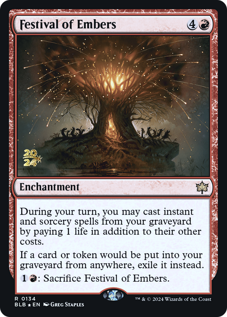 Festival of Embers (PRE-134S) (Foil)