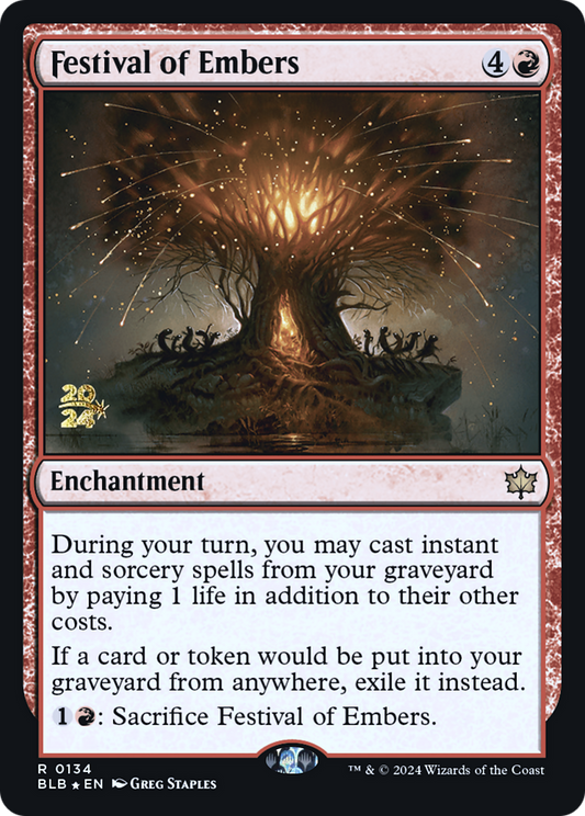 Festival of Embers (PRE-134S) (Foil)