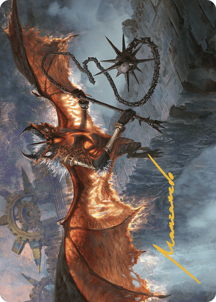 Bloodletter of Aclazotz Art Card (ALCI-015) (Gold-Stamped Signature)