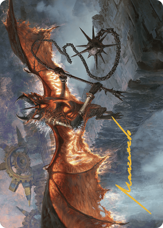 Bloodletter of Aclazotz Art Card (ALCI-015) (Gold-Stamped Signature)