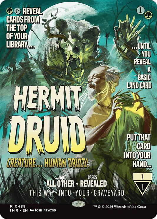 Hermit Druid (INR-488) (Showcase) (Borderless) (Foil)