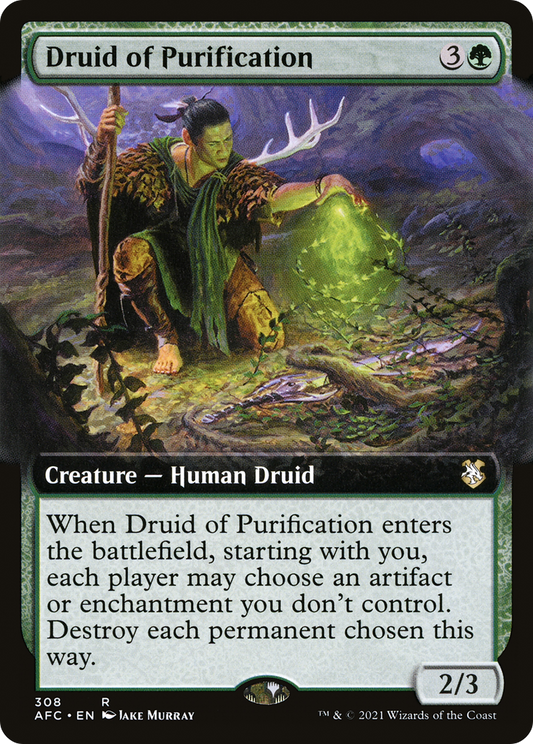 Druid of Purification (AFC-308) (Extended Art)