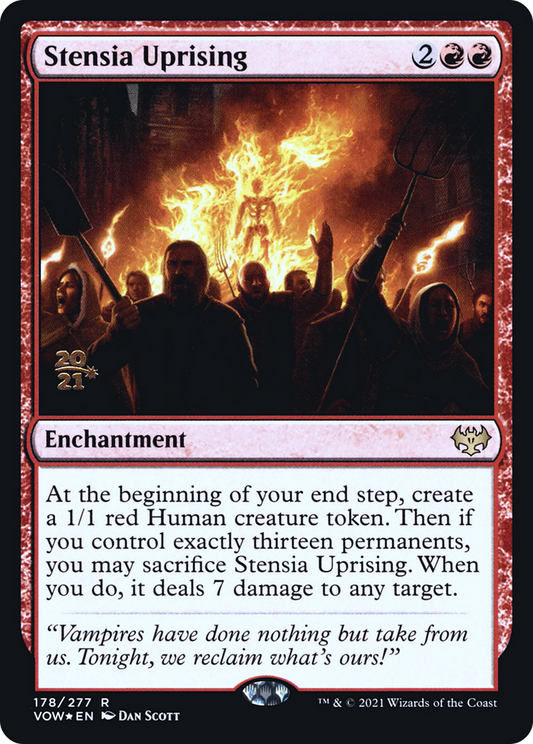 Stensia Uprising (PRE-178S) (Foil)