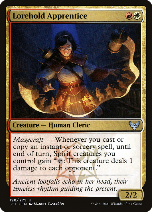 Lorehold Apprentice (STX-198) (Foil)