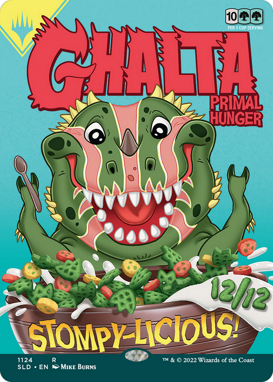 Ghalta, Primal Hunger // Ghalta, Primal Hunger (SLD-1124) (Borderless)