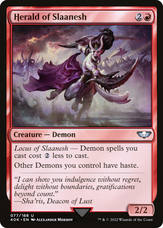 Herald of Slaanesh (40K-077)