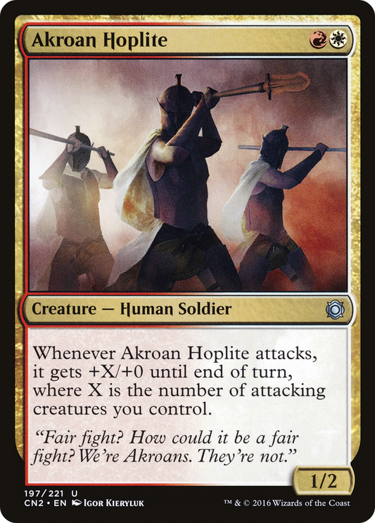Akroan Hoplite (CN2-197) (Foil)