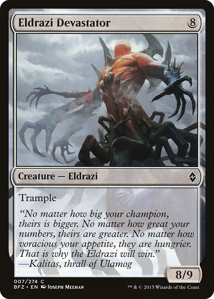 Eldrazi Devastator (BFZ-007) (Foil)
