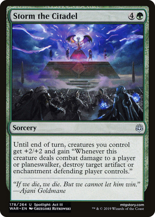 Storm the Citadel (WAR-178) (Foil)
