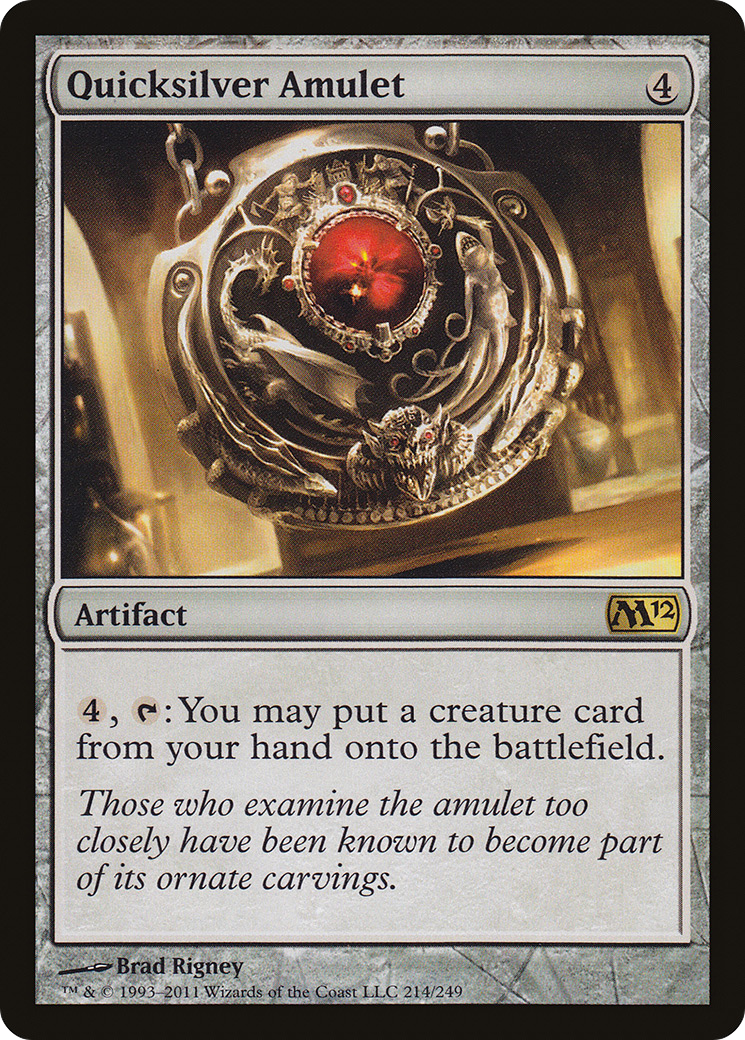 Quicksilver Amulet (M12-214)