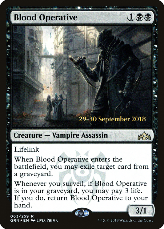 Blood Operative (PRE-63S) (Foil)