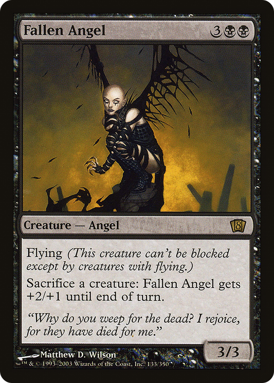 Fallen Angel (8ED-133★) (Foil)