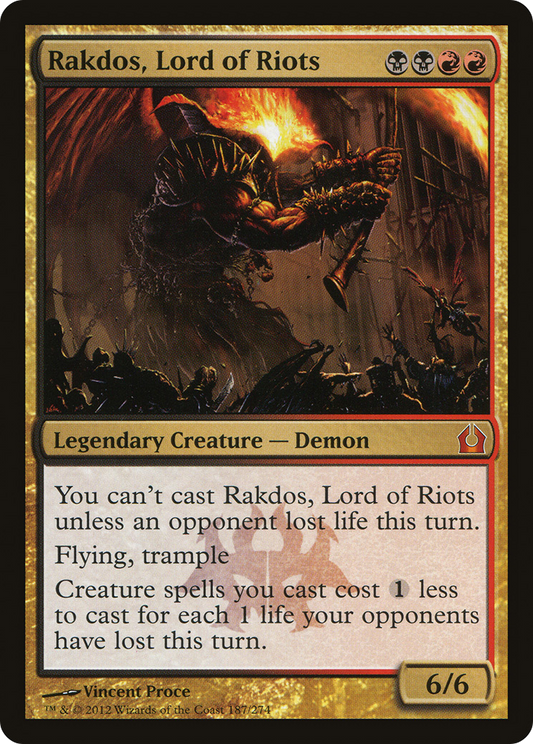 Rakdos, Lord of Riots (RTR-187) (Foil)