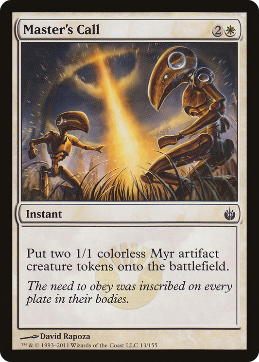 Master's Call (MBS-013) (Foil)