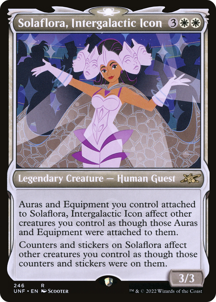 Solaflora, Intergalactic Icon (UNF-246) (Showcase) (Foil)