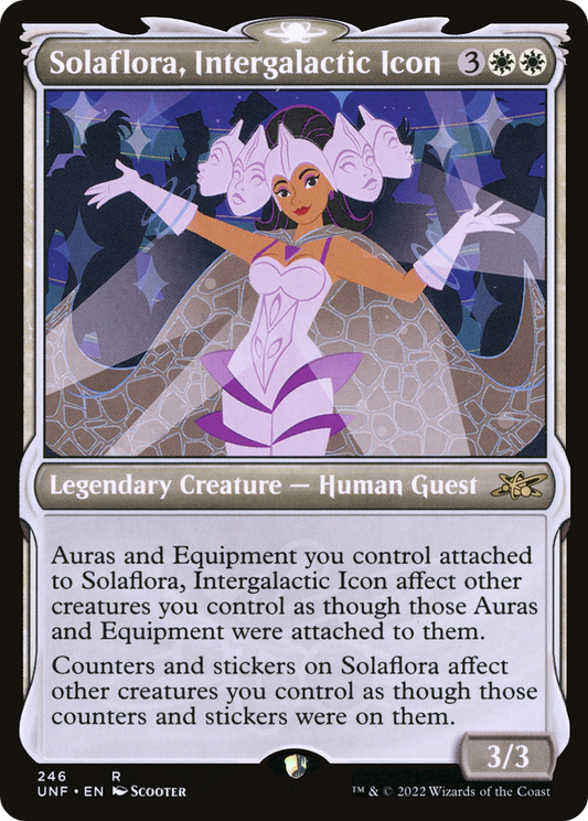Solaflora, Intergalactic Icon (UNF-246) (Showcase) (Foil)