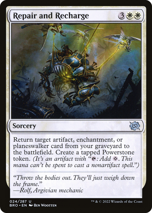 Repair and Recharge (BRO-024) (Foil)