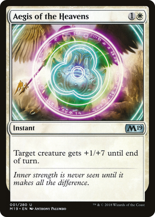 Aegis of the Heavens (M19-001) (Foil)