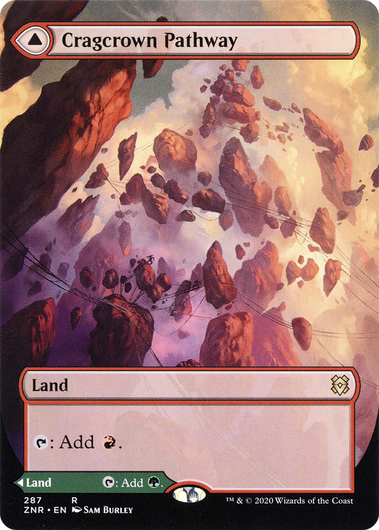 Cragcrown Pathway // Timbercrown Pathway (ZNR-287) (Showcase) (Borderless)