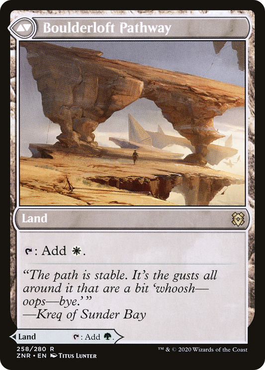 Branchloft Pathway // Boulderloft Pathway (ZNR-258) (Foil)