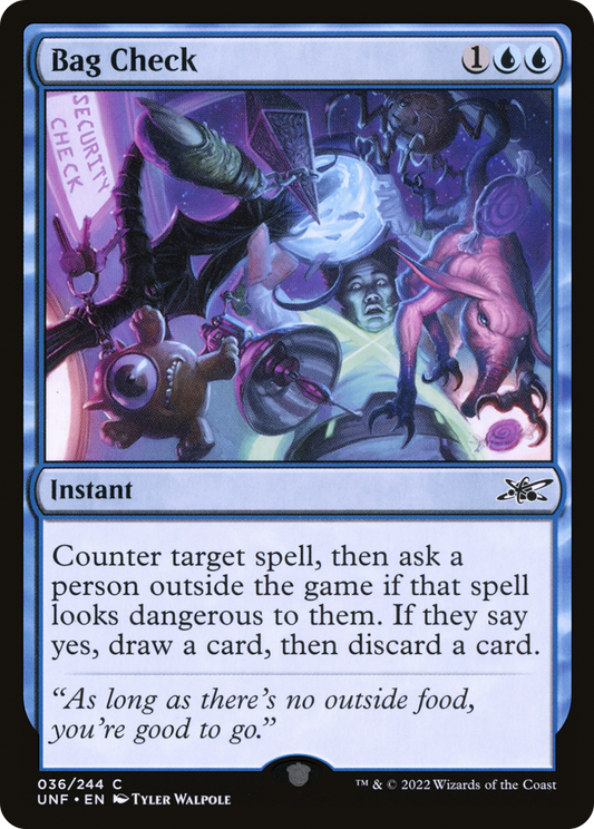 Bag Check (UNF-036) (Foil)