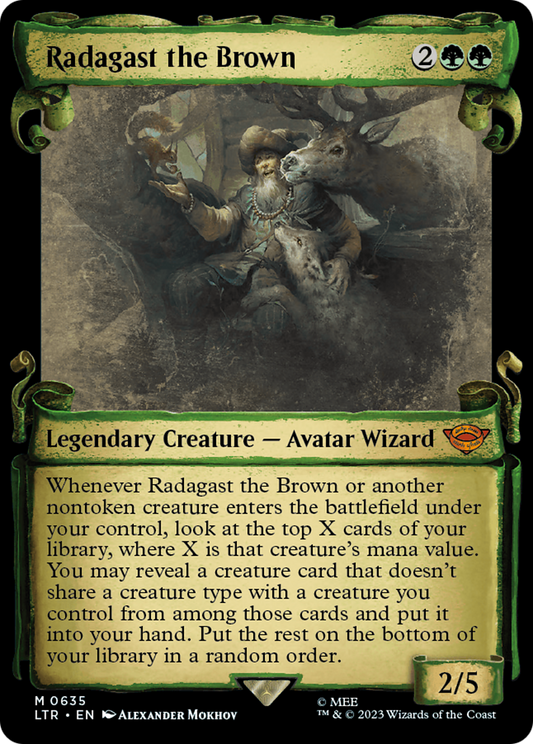 Radagast the Brown (LTR-635) (Showcase) (Scroll) (Foil)