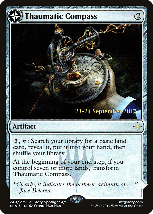 Thaumatic Compass // Spires of Orazca (PRE-249S) (Foil)