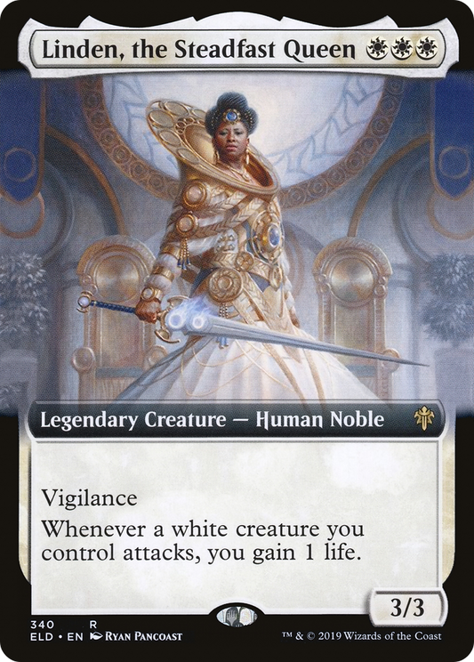 Linden, the Steadfast Queen (ELD-340) (Extended Art)