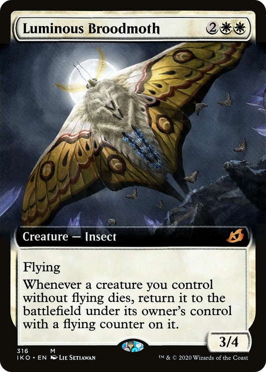 Luminous Broodmoth (IKO-316) (Extended Art) (Foil)