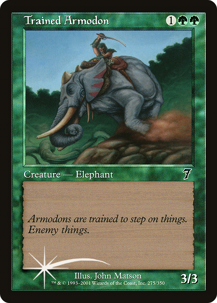 Trained Armodon (7ED-275★) (Foil)
