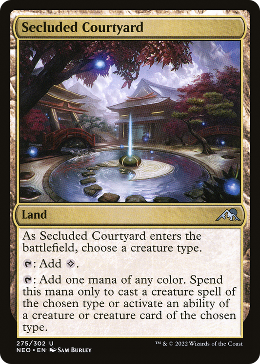 Secluded Courtyard (NEO-275) (Foil)