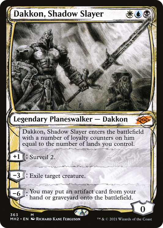 Dakkon, Shadow Slayer (MH2-363) (Showcase) (Foil)