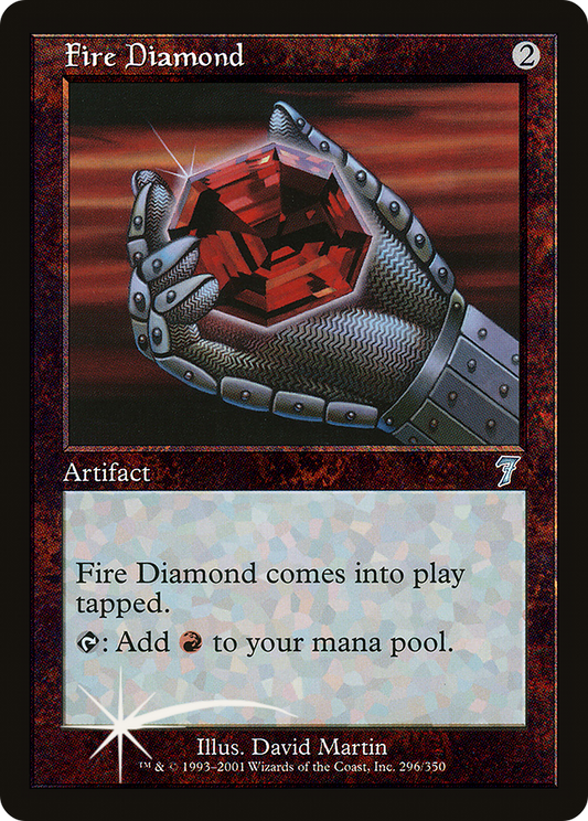 Fire Diamond (7ED-296★) (Foil)