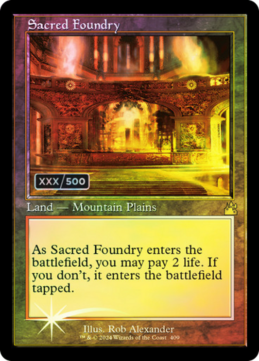 Sacred Foundry (RVR-409Z) (Foil) (Serialized)
