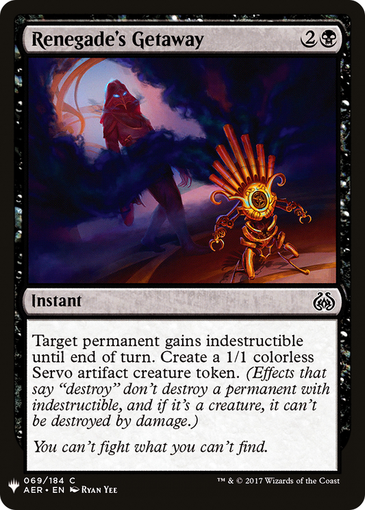 Renegade's Getaway (LIST-AER-69)